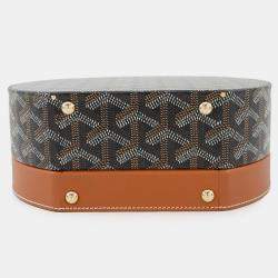 Pre Owned حقيبة جويارد صندوق قبعة - باغ ألدو ترانك أسود/بني