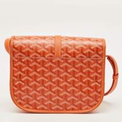 Pre Owned حقيبة كتف جويارد بيلفيدير ll كانفاس جوياردين بني مقوى PM 