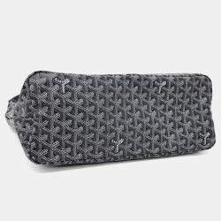 Pre Owned Goyard Black PVC Macage Boheme Hobo Bag PM