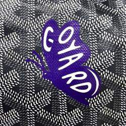 Pre Owned Goyard Black PVC Macage Boheme Hobo Bag PM