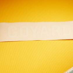 Pre Owned Goyard Boston 45 Green Goyardine Coated Canvas and Leather Duffel Bag