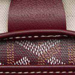 Pre Owned Goyard Red Goyardine Artois PM