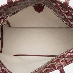 Pre Owned Goyard Red Goyardine Artois PM