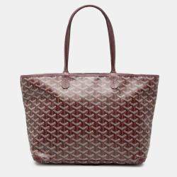 Pre Owned Goyard Red Goyardine Artois PM
