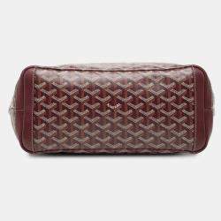 Pre Owned Goyard Red Goyardine Artois PM