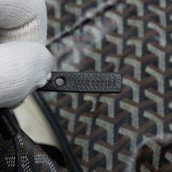 مملوكة مسبقًا Goyard Black Goyardine Saint Louis GM