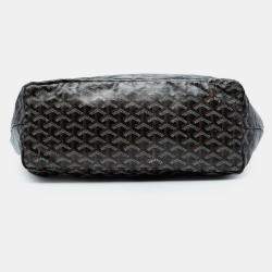 مملوكة مسبقًا Goyard Black Goyardine Saint Louis GM