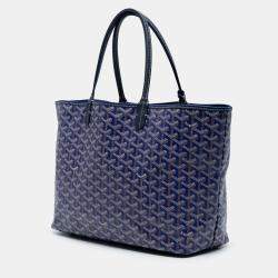 Pre Owned Goyard Blue Goyardine Saint Louis PM