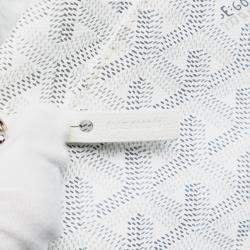 مملوكة مسبقًا Goyard White Goyardine Reversible Anjou PM