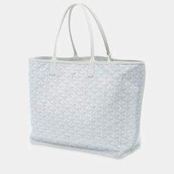 مملوكة مسبقًا Goyard White Goyardine Reversible Anjou PM