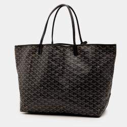 مملوكة مسبقًا Goyard Black Goyardine Saint Louis GM