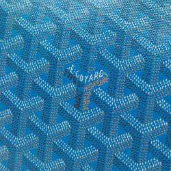 مملوكة مسبقًا Goyard Blue Goyardine Senat MM