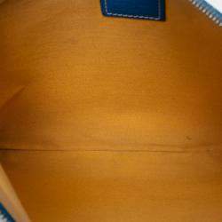 مملوكة مسبقًا Goyard Blue Goyardine Senat MM