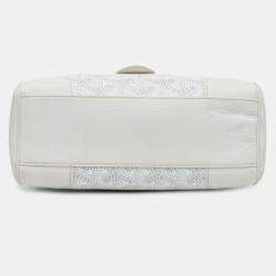 Pre Owned حقيبة جويارد سابل جوياردين ميني سايغون بيضاء