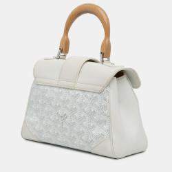 Pre Owned حقيبة جويارد سابل جوياردين ميني سايغون بيضاء