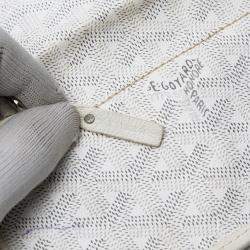 مملوكة مسبقًا Goyard White Goyardine Saint Louis PM
