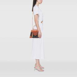 Pre Owned حقيبة جويارد سايغون مهيكلة جويردين بني وأسود بي إم