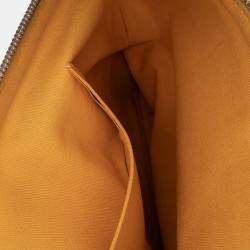 Pre Owned Goyard Yellow Goyardine Senat MM