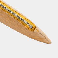 Pre Owned Goyard Yellow Goyardine Senat MM