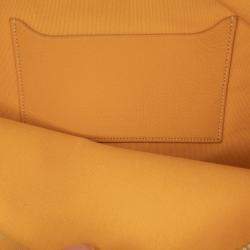 Pre Owned Goyard Yellow Goyardine Senat MM