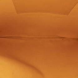 Pre Owned Goyard Yellow Goyardine Senat MM