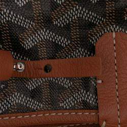 مملوكة مسبقًا Goyard Black Goyardine Saint Louis PM