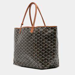 مملوكة مسبقًا Goyard Black Goyardine Saint Louis PM