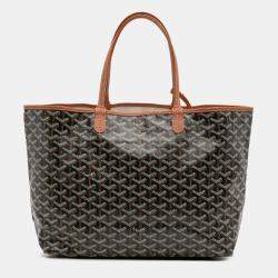 مملوكة مسبقًا Goyard Black Goyardine Saint Louis PM