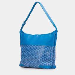 مملوكة مسبقًا Goyard Blue Goyardine Grenadine Hobo