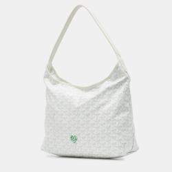 مملوكة مسبقًا غويارد بوهيم حقيبة هوبو جوياردين باللون الأبيض