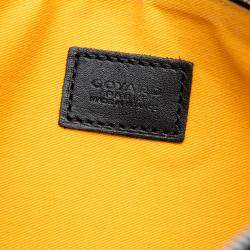 مملوكة مسبقًا حقيبة سينات جويارد غواردين كانفاس أسود مقوى حجم متوسط