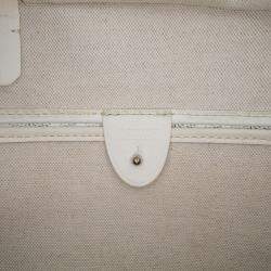 Pre Owned Goyard White Goyardine Artois PM