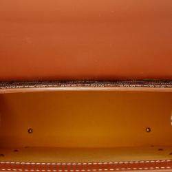 Pre Owned Goyard Black Goyardine Saigon Structured PM