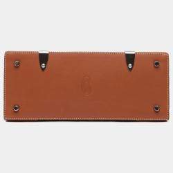 Pre Owned Goyard Black Goyardine Saigon Structured PM