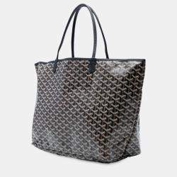 مملوكة مسبقًا Goyard Black Goyardine Saint Louis GM