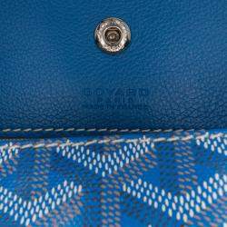 مملوكة مسبقًا Goyard Blue Goyardine Saint Louis GM