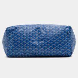 مملوكة مسبقًا Goyard Blue Goyardine Saint Louis GM