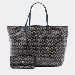 مملوكة مسبقًا حقيبة غويارد غويارد سانت لويس سوداء كبير جدًا GM