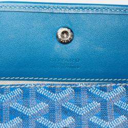 مملوكة مسبقًا Goyard Blue Goyardine Saint Louis GM