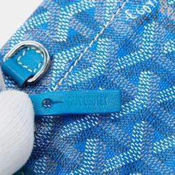 مملوكة مسبقًا Goyard Blue Goyardine Saint Louis GM