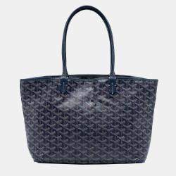 مملوكة مسبقًا Goyard Blue Goyardine Artois PM