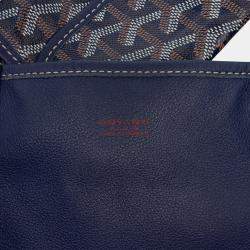 مملوكة مسبقًا Goyard Blue Goyardine Saint Louis PM