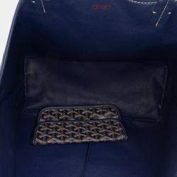مملوكة مسبقًا Goyard Blue Goyardine Saint Louis PM