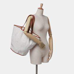 مملوكة مسبقًا Goyard Brown White Goyardine Reversible Belharra Tote
