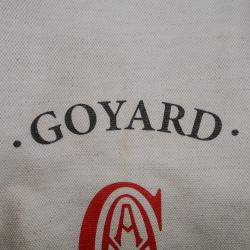 مملوكة مسبقًا Goyard Brown White Goyardine Reversible Belharra Tote