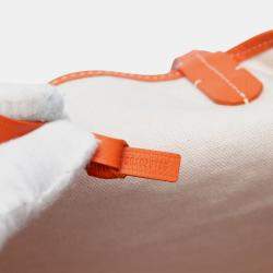 Pre Owned Goyard Orange Goyardine Saint Louis PM