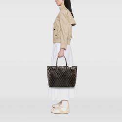 مملوكة مسبقًا Goyard Black Goyardine Saint Louis GM