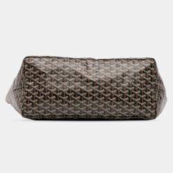 مملوكة مسبقًا Goyard Black Goyardine Saint Louis GM