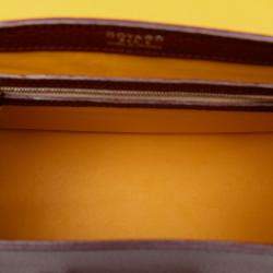 Pre Owned حقيبة جويارد سيغون هيكلية جلد أحمر بي إم