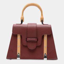 Pre Owned حقيبة جويارد سيغون هيكلية جلد أحمر بي إم